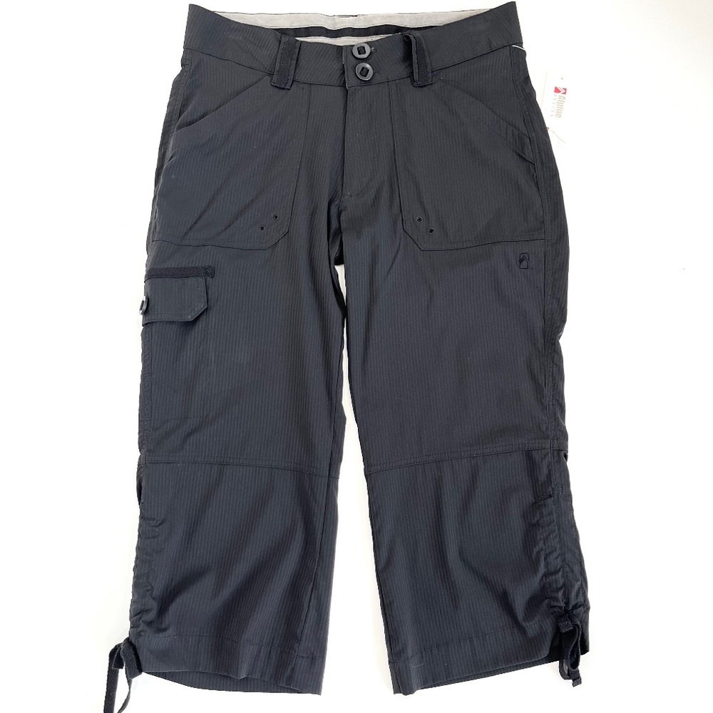 Alpine Design Waterproof Black Hiking Capri Pants